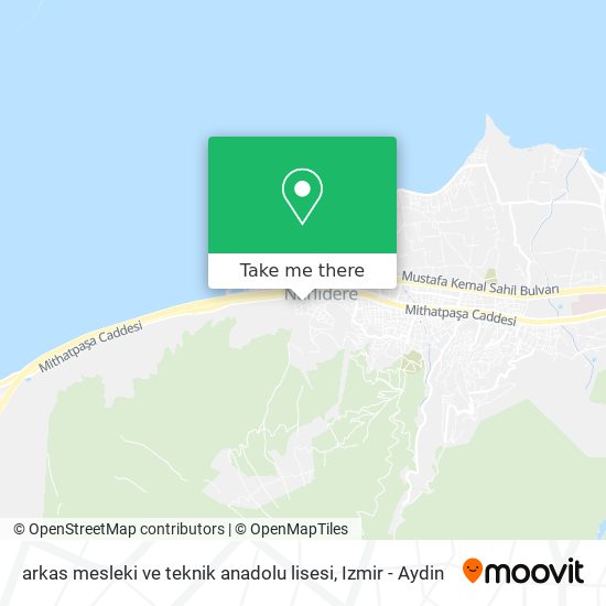 arkas mesleki ve teknik anadolu lisesi map
