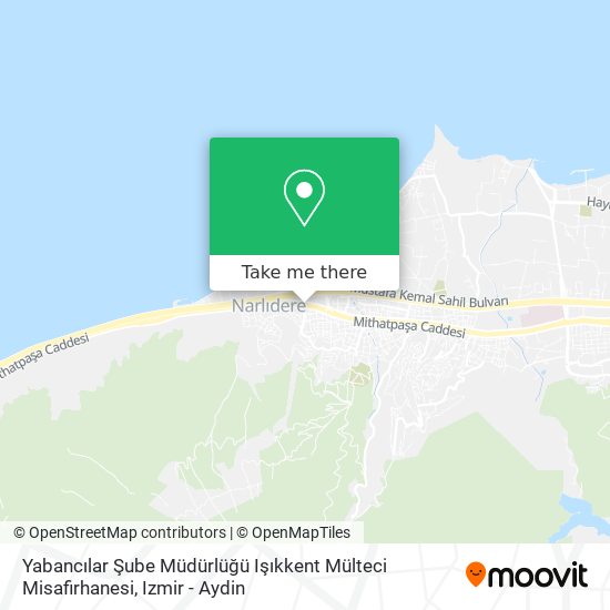 Yabancılar Şube Müdürlüğü Işıkkent Mülteci Misafirhanesi map