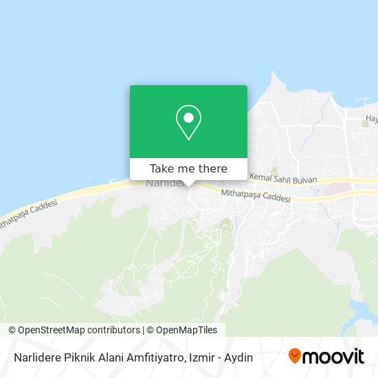 Narlidere Piknik Alani Amfitiyatro map