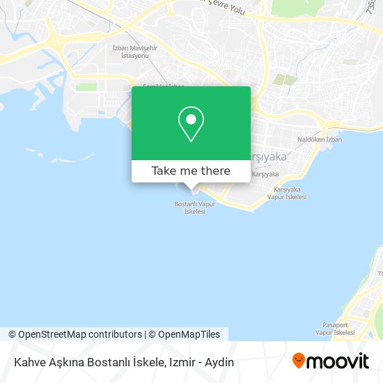 Kahve Aşkına Bostanlı İskele map