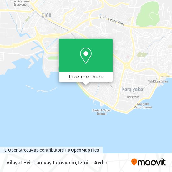 Vilayet Evi Tramvay İstasyonu map