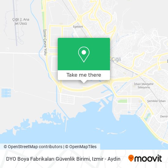DYO Boya Fabrikaları Güvenlik Birimi map