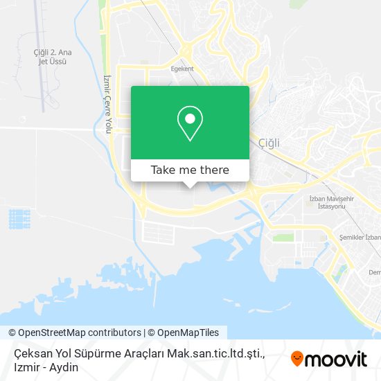 Çeksan Yol Süpürme Araçları Mak.san.tic.ltd.şti. map
