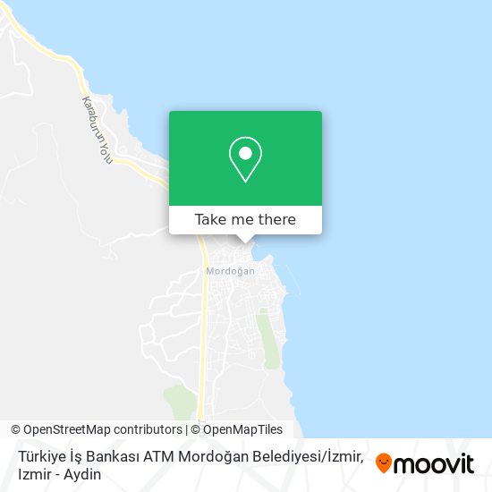 Türkiye İş Bankası ATM Mordoğan Belediyesi / İzmir map