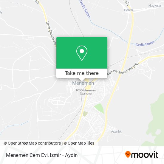 Menemen Cem Evi map