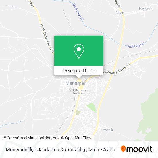 Menemen İlçe Jandarma Komutanlığı map