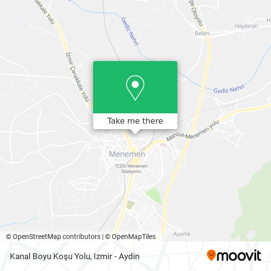 Kanal Boyu Koşu Yolu map