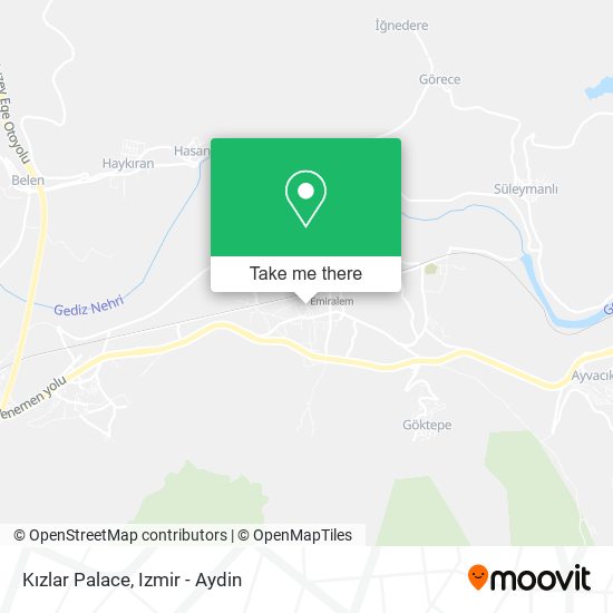 Kızlar Palace map