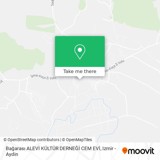 Bağarası ALEVİ KÜLTÜR DERNEĞİ CEM EVİ map