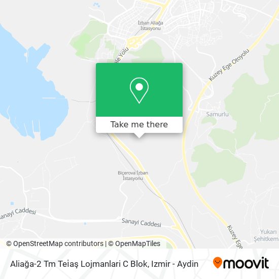 Aliağa-2 Tm Tei̇aş Lojmanlari C Blok map