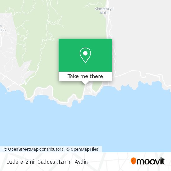 Özdere İzmir Caddesi map