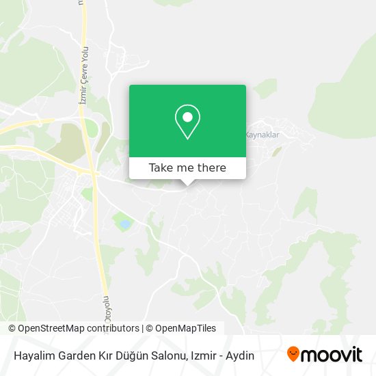 Hayalim Garden Kır Düğün Salonu map