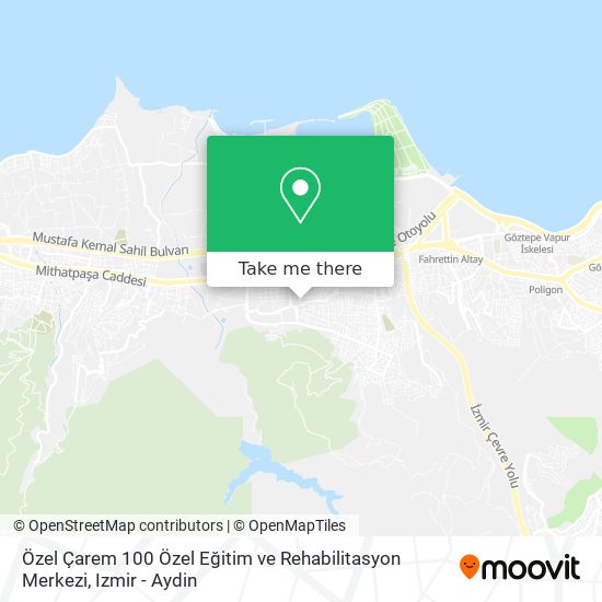 Özel Çarem 100 Özel Eğitim ve Rehabilitasyon Merkezi map