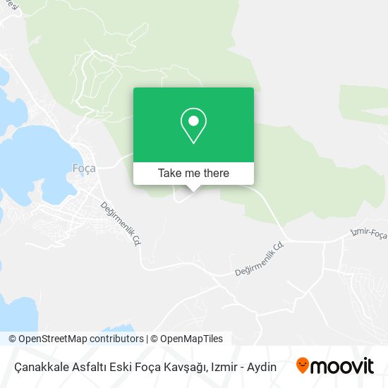 Çanakkale Asfaltı Eski Foça Kavşağı map