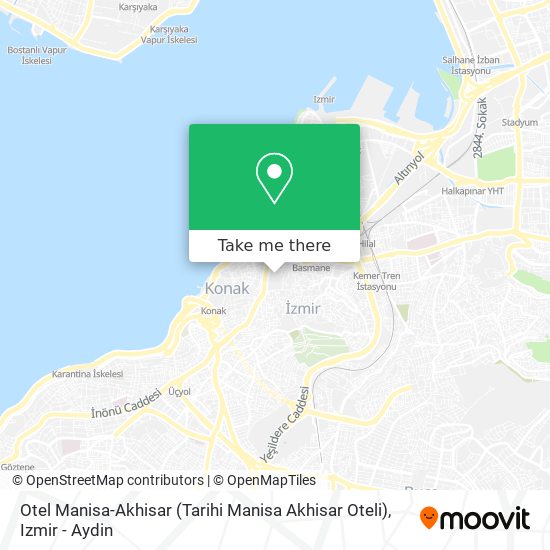 Otel Manisa-Akhisar (Tarihi Manisa Akhisar Oteli) map