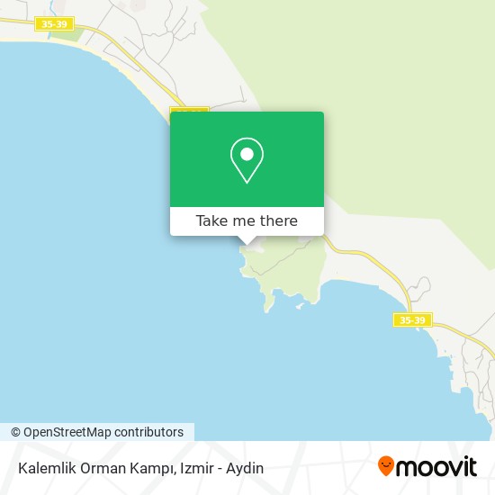 Kalemlik Orman Kampı map