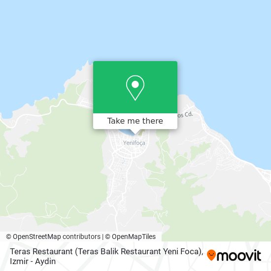 Teras Restaurant (Teras Balik Restaurant Yeni Foca) map