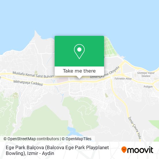 Ege Park Balçova (Balcova Ege Park Playplanet Bowling) map