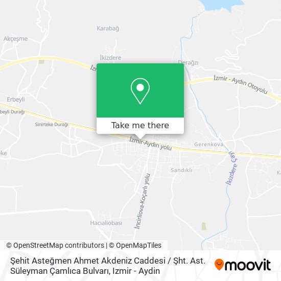 Şehit Asteğmen Ahmet Akdeniz Caddesi / Şht. Ast. Süleyman Çamlıca Bulvarı map