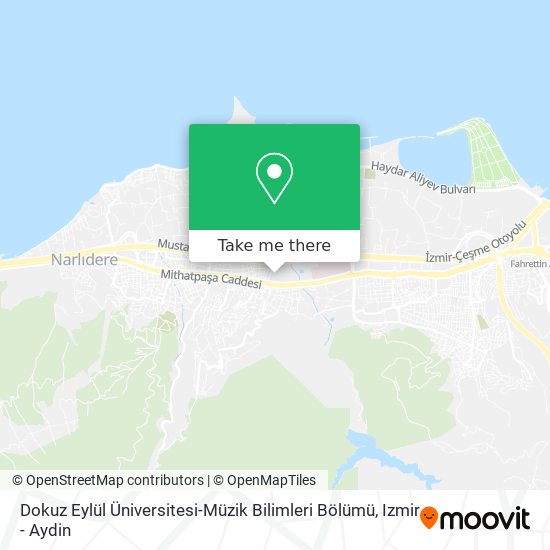 Dokuz Eylül Üniversitesi-Müzik Bilimleri Bölümü map