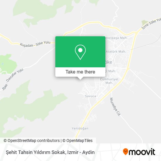 Şehit Tahsin Yıldırım Sokak map