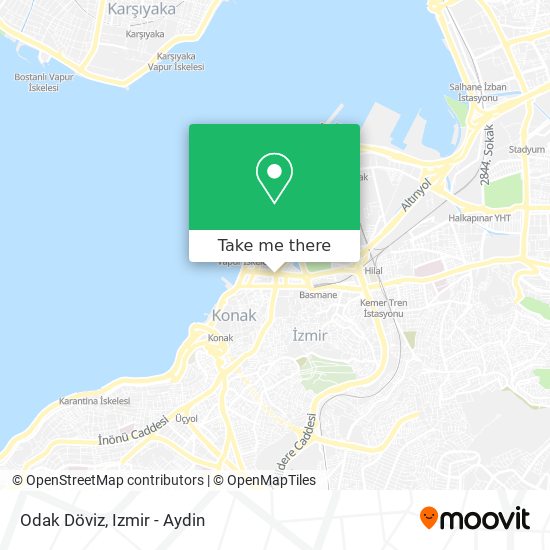 Odak Döviz map