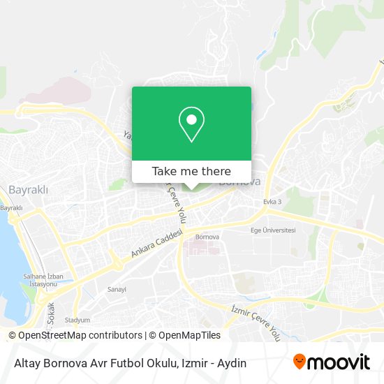 Altay Bornova Avr Futbol Okulu map