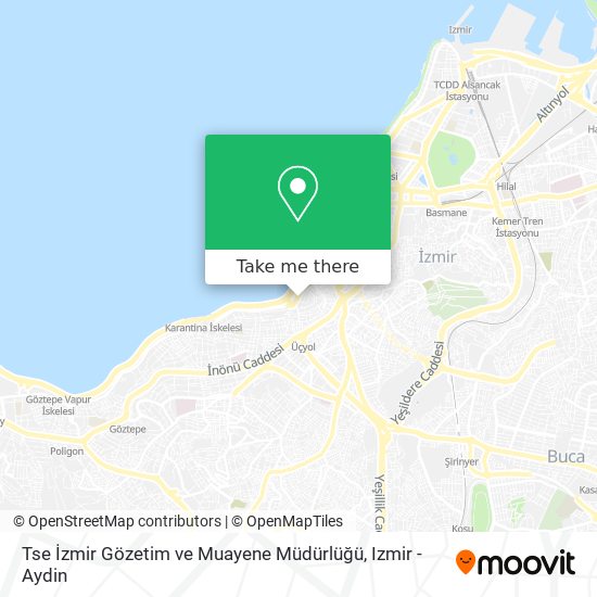 Tse İzmir Gözetim ve Muayene Müdürlüğü map