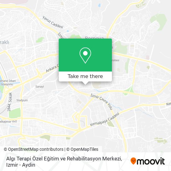 Algı Terapi Özel Eğitim ve Rehabilitasyon Merkezi map