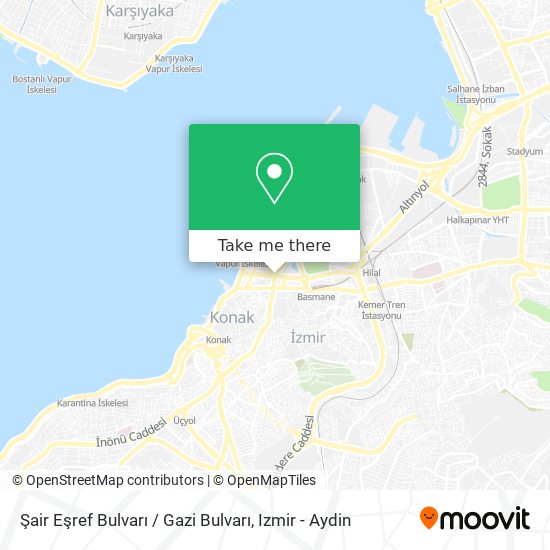 Şair Eşref Bulvarı / Gazi Bulvarı map