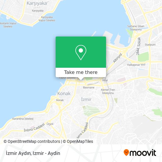 İzmir Aydın map