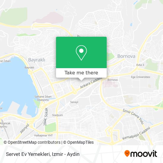 Servet Ev Yemekleri map