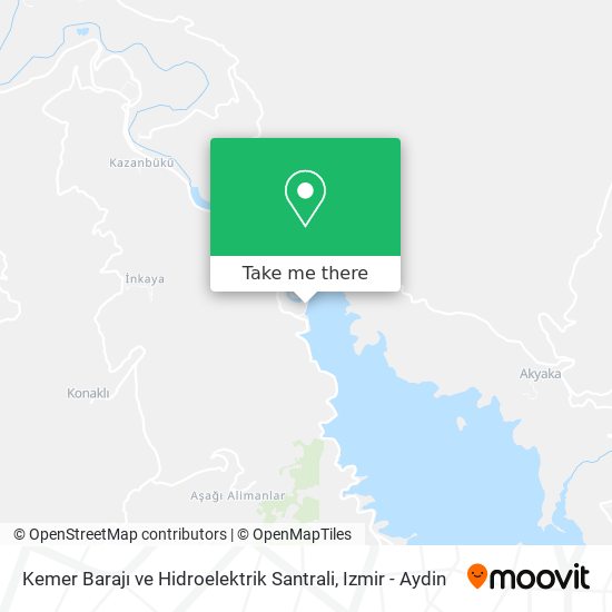 Kemer Barajı ve Hidroelektrik Santrali map