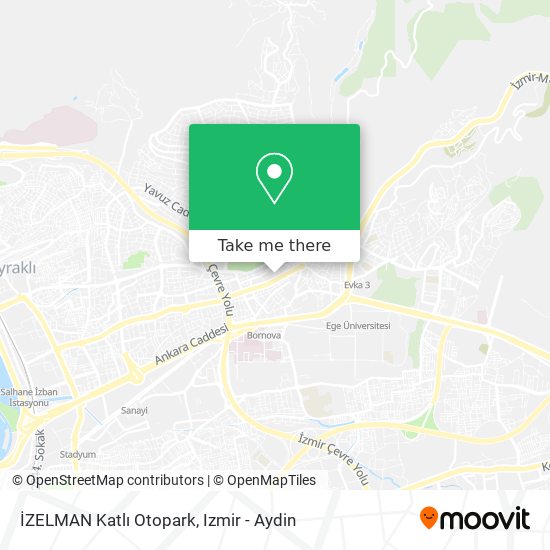 İZELMAN Katlı Otopark map