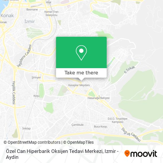 Özel Can Hiperbarik Oksijen Tedavi Merkezi map