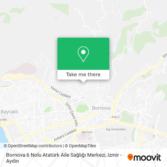 Bornova 6 Nolu Atatürk Aile Sağlığı Merkezi map