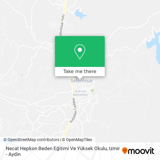 Necat Hepkon Beden Eğitimi Ve Yüksek Okulu map