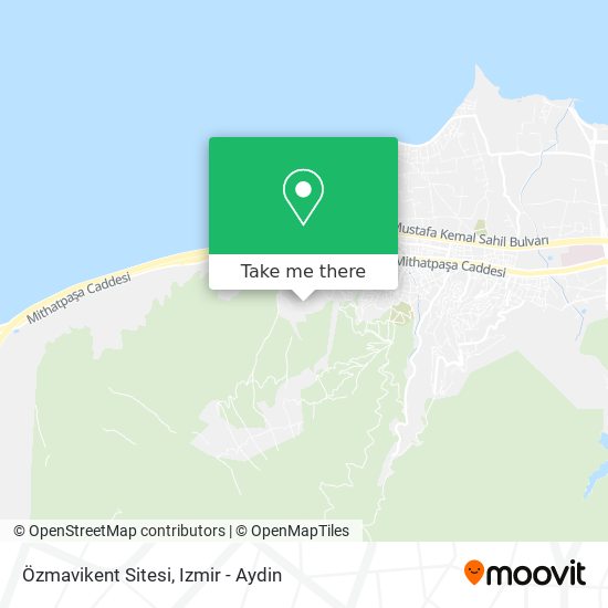 Özmavikent Sitesi map