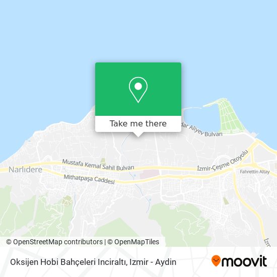 Oksijen Hobi Bahçeleri Inciraltı map