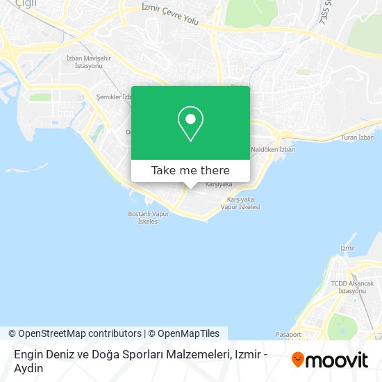 Engin Deniz ve Doğa Sporları Malzemeleri map
