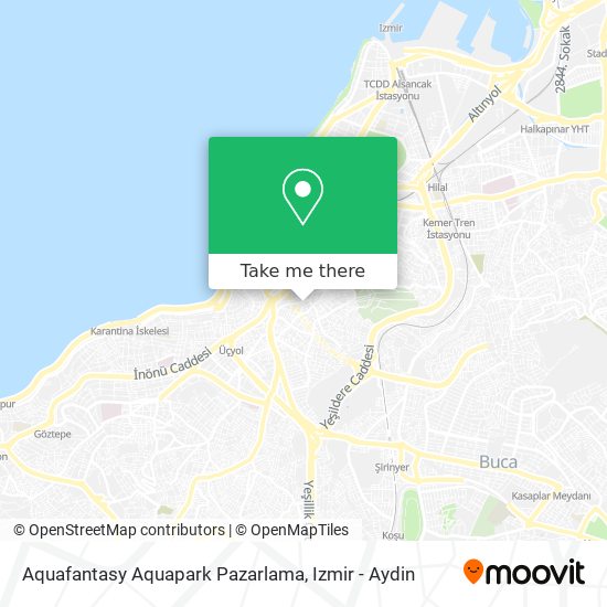Aquafantasy Aquapark Pazarlama map