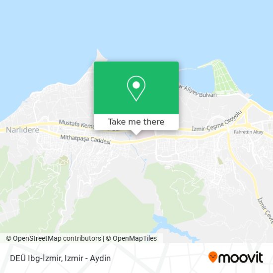 DEÜ Ibg-İzmir map