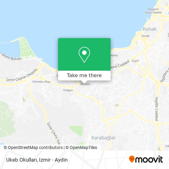 Ukeb Okulları map