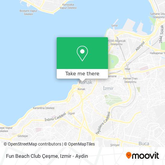 Fun Beach Club Çeşme map