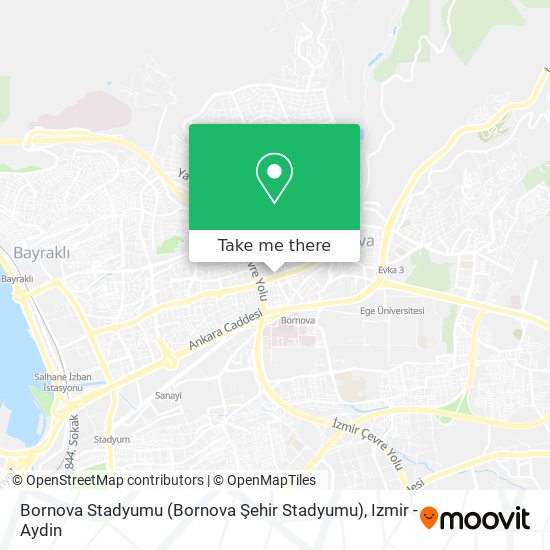 Bornova Stadyumu (Bornova Şehir Stadyumu) map