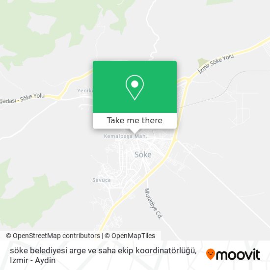 söke belediyesi arge ve saha ekip koordinatörlüğü map