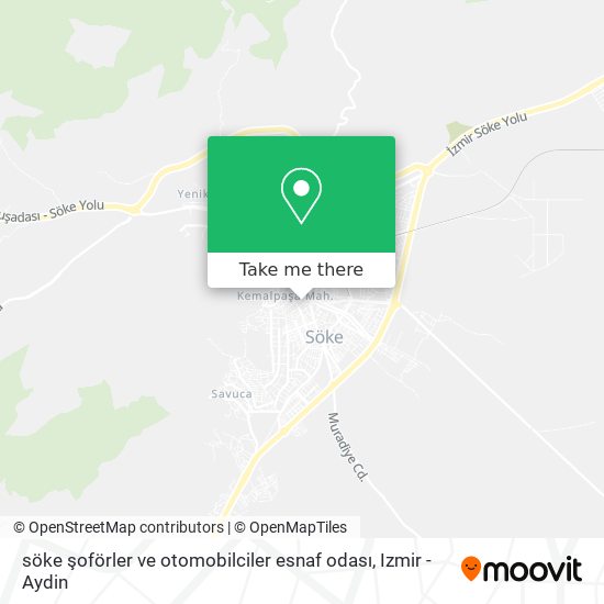 söke şoförler ve otomobilciler esnaf odası map