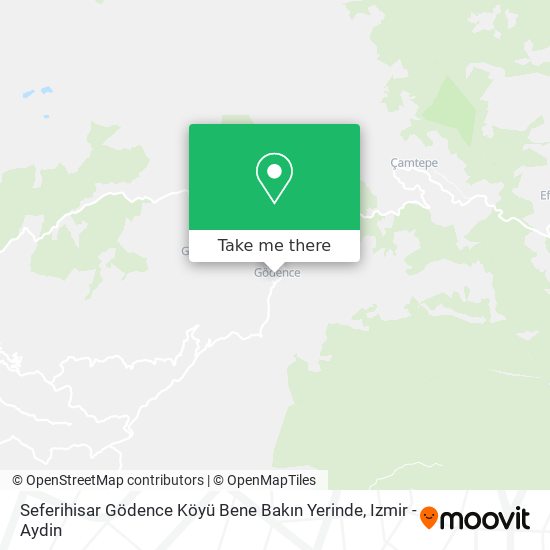 Seferihisar Gödence Köyü Bene Bakın Yerinde map