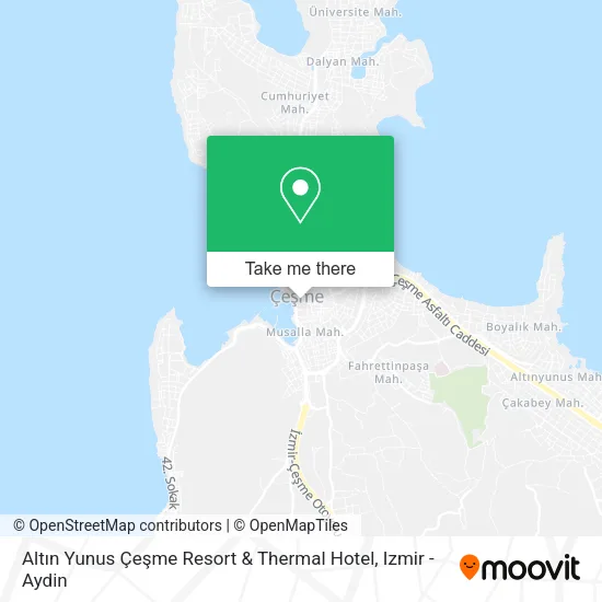Altın Yunus Çeşme Resort & Thermal Hotel map