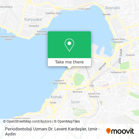 Periodontoloji Uzmanı Dr. Levent Kardeşler map